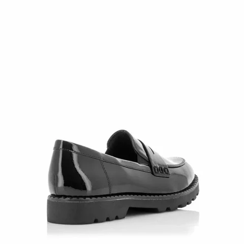 Дамски Лоуфър TAMARIS – 1-1-24312-21 BLK PATENT STR — снимка 2
