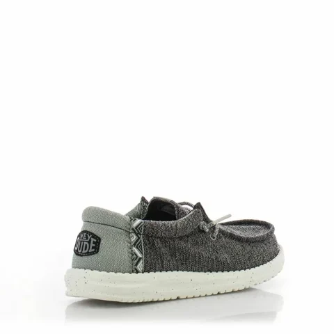 Мъжки Ежедневни HEY DUDE – 40716-066 WALLY COASTLINE BLACK — снимка 2