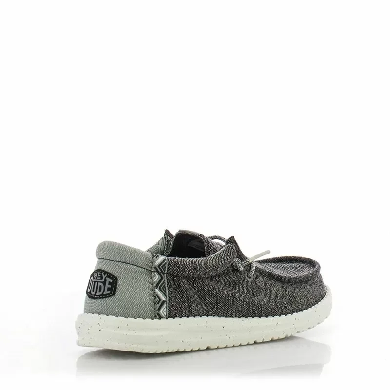 Мъжки Ежедневни HEY DUDE – 40716-066 WALLY COASTLINE BLACK — снимка 2