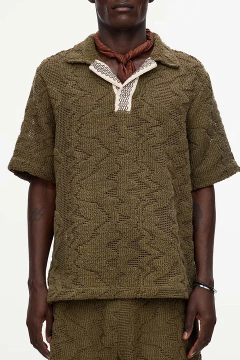 Polo Pine Verve Palmer Crochet 7024 01 multicolor — снимка 2