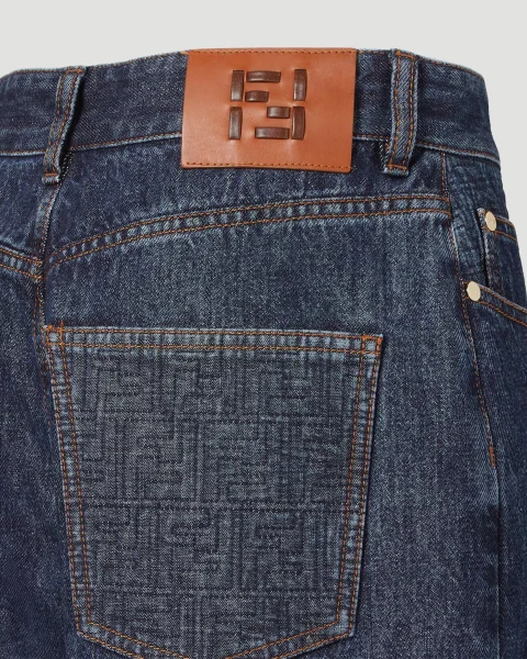 Straight-Leg Long Jeans — снимка 2
