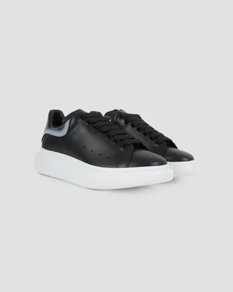 Oversized Sneaker in Black and Silver — снимка 4