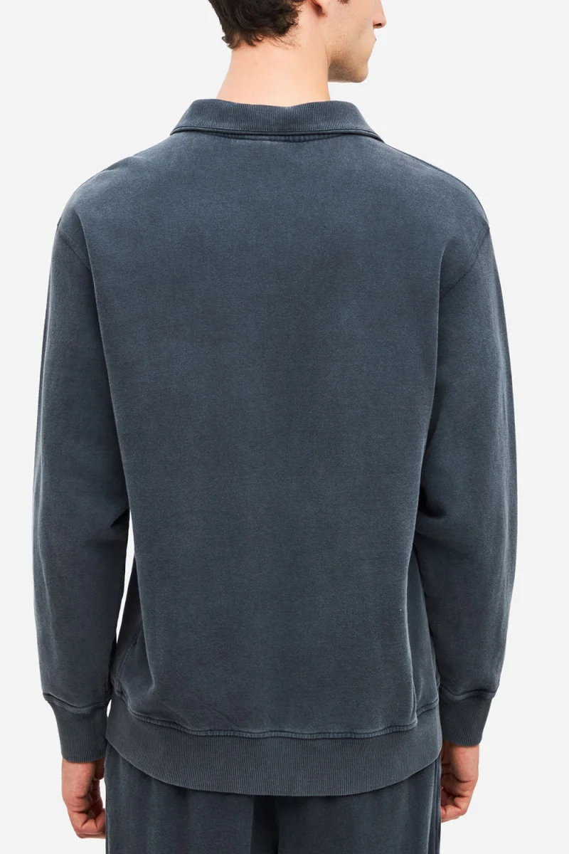 Суичър Dropped Shoulder Half-Zip DLMC000146 vintage blue — снимка 2