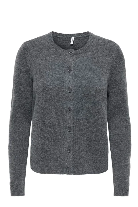 Жилетка Onlolivia O-Neck 15380550 BS000088 dark grey melange