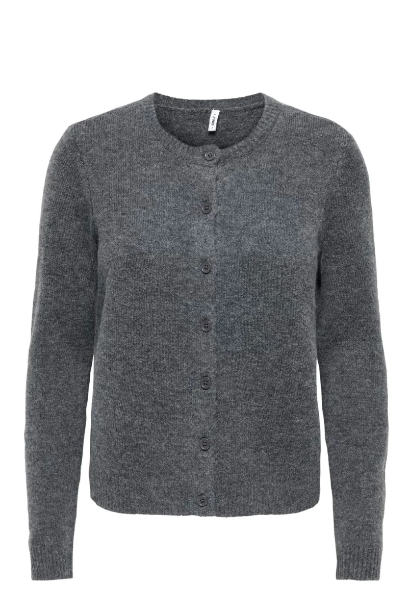 Жилетка Onlolivia O-Neck 15380550 BS000088 dark grey melange