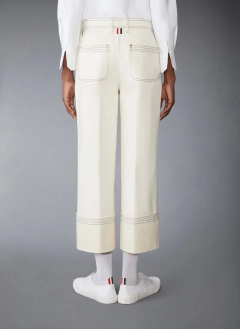 Деним 'Wide leg' Thom Browne — снимка 3