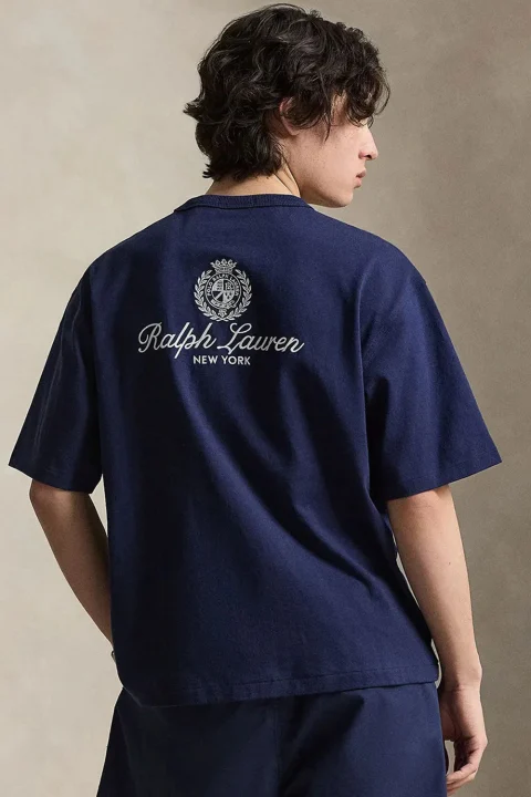T-Shirt 10/1 Jersey-Knt 710B19623003 410 navy — снимка 2