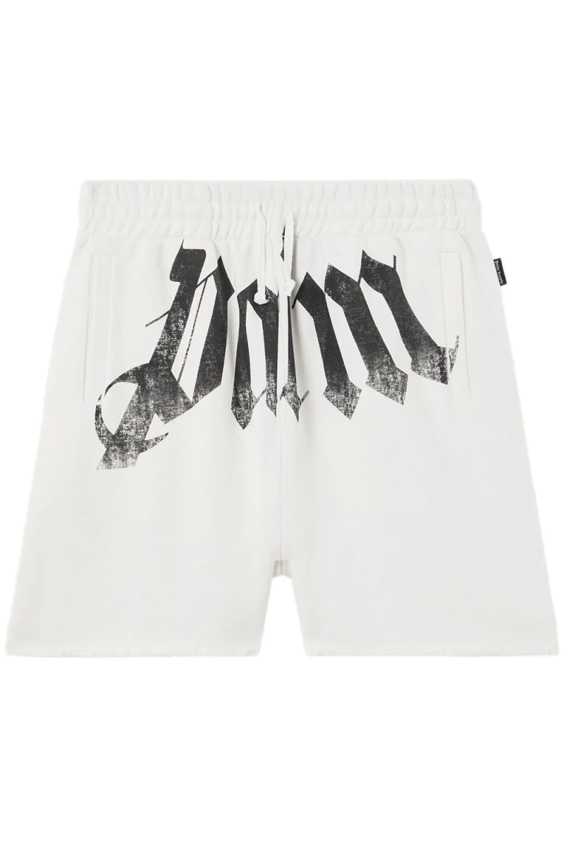 Бермуда Big Waist Logo PMCI02CS26FLE001 0310-off white black