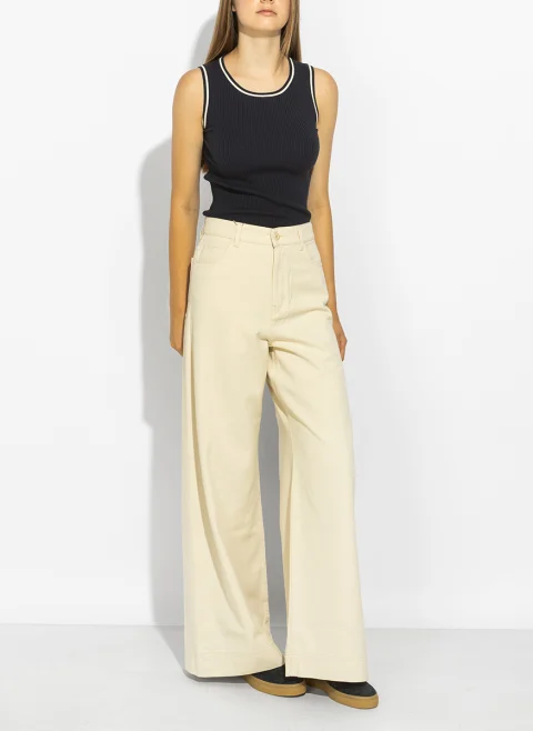 Панталон от деним Weekend Max Mara Wkdcanneti — снимка 6