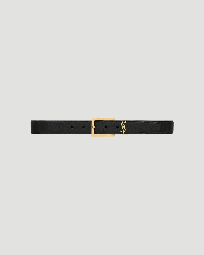 Women's Cassandre Belt in Grained Leather