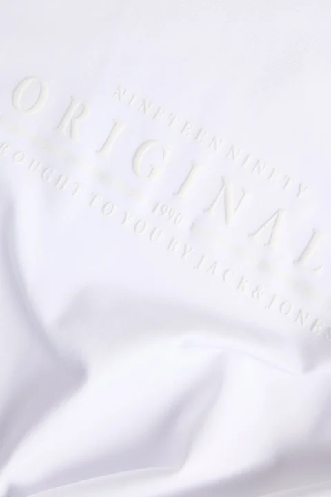 T-Shirt Jorcatskills Minimal Crew Neck Ln 12290315 11-0601 TCX bright white — снимка 2