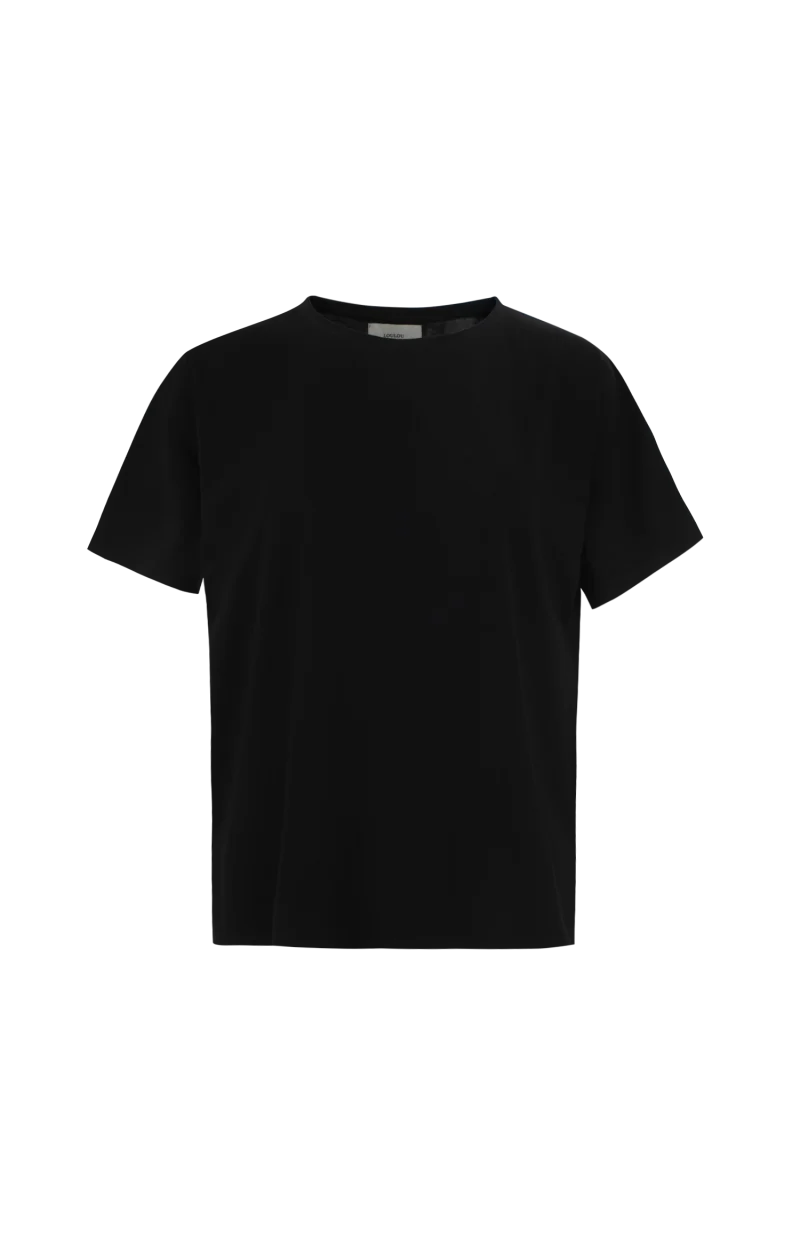 Basiluzzo LDS Boxy Fit T-Shirt in Black