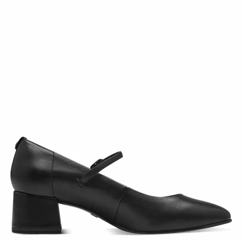 Токчета TAMARIS – 1-22311-43-003 BLACK LEATHER — снимка 2