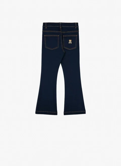 Разкроен деним Moschino Kids — снимка 2