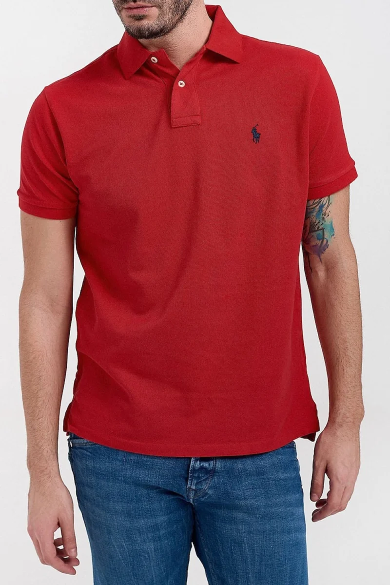 Polo Basic Mesh-Ssl-Knt 710666998003 600 red — снимка 2