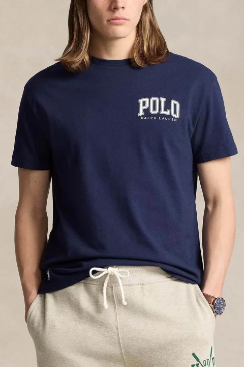 T-Shirt Sscncmslm6-Short Sleeve 710960572001 410 navy — снимка 2