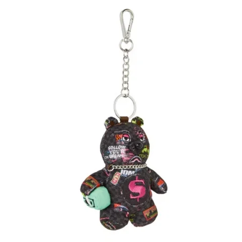 Ключодържател GLOBAL MOGUL CYBER PUNK BEAR SPRAYGROUND — снимка 5
