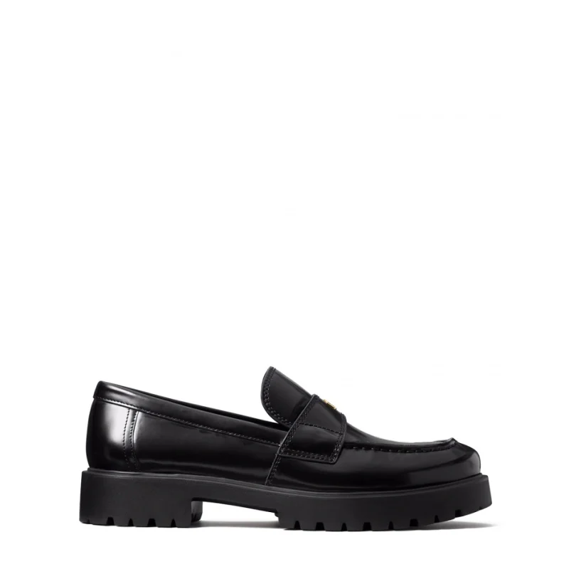 Дамски черни мокасини CLASSIC LUG TORY BURCH