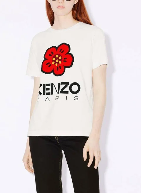 Тишърт с принт 'Boke Flower' Kenzo — снимка 7