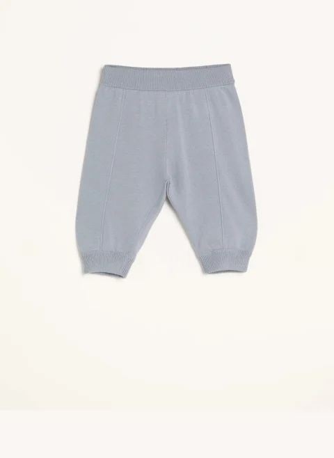 Панталон от фино плетиво Brunello Cucinelli Kids — снимка 4