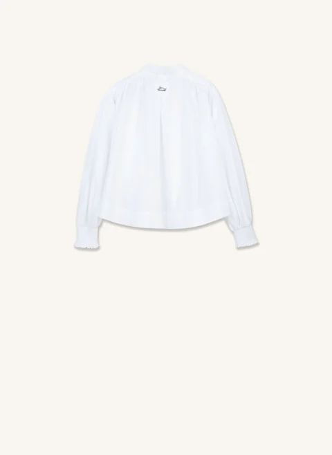 Риза от памучен поплин Lanvin Kids — снимка 2