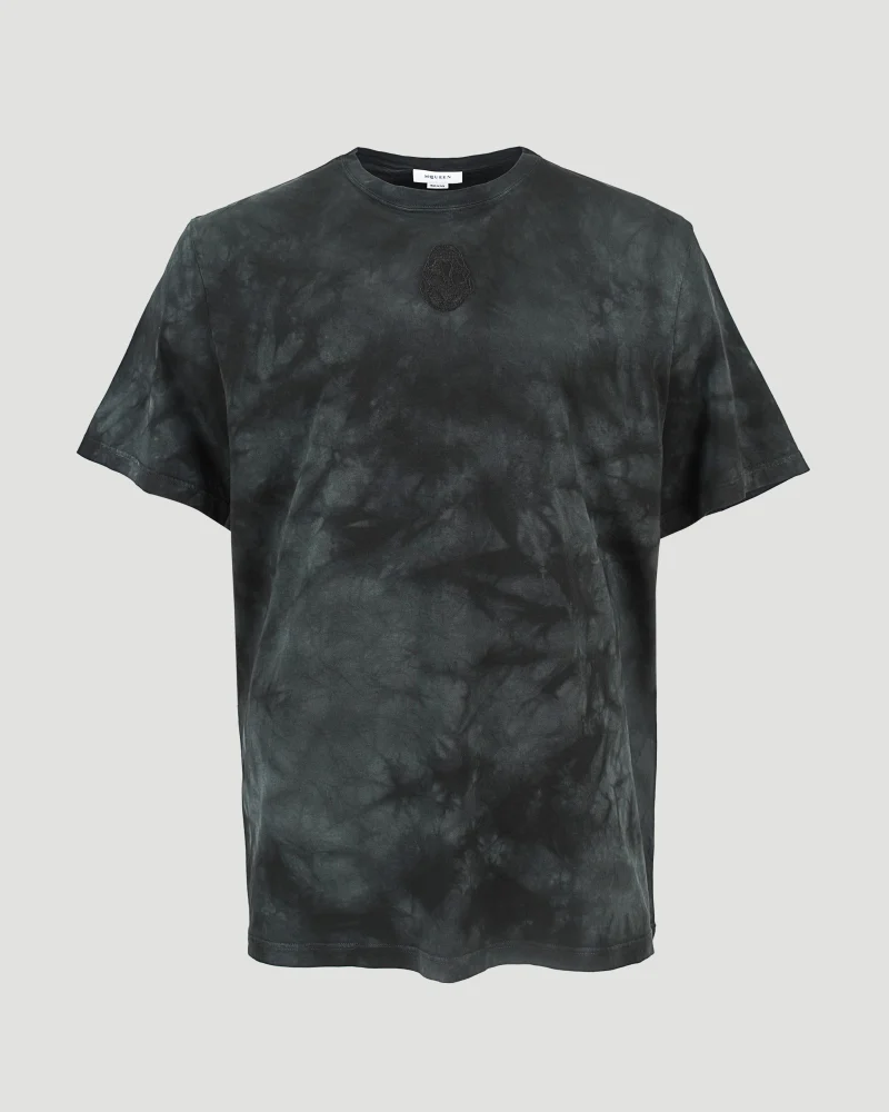 Washed Dye T-Shirt in Black