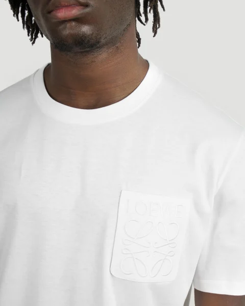 Cotton T-Shirt in White — снимка 3