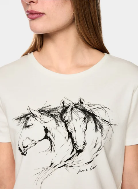 Тишърт с мъниста Marc Cain Collections — снимка 2
