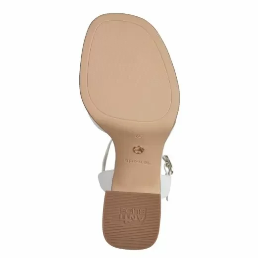 Дамски Сандали На Ток TAMARIS – 1-28002-42-100 WHITE — снимка 6