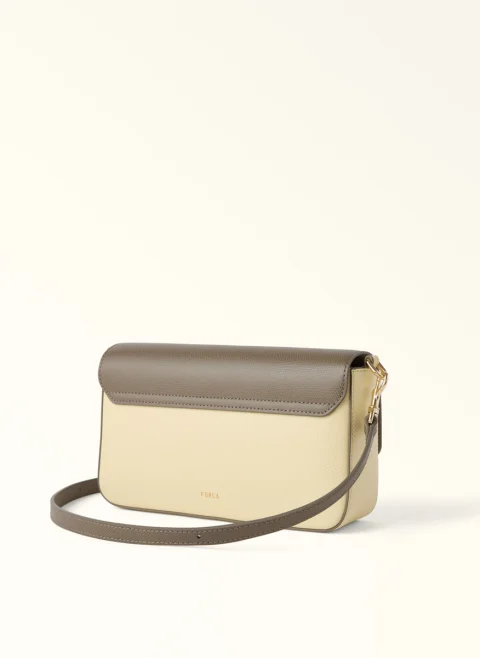 Мини чанта Furla Iride Muddy Gray Cremino — снимка 2