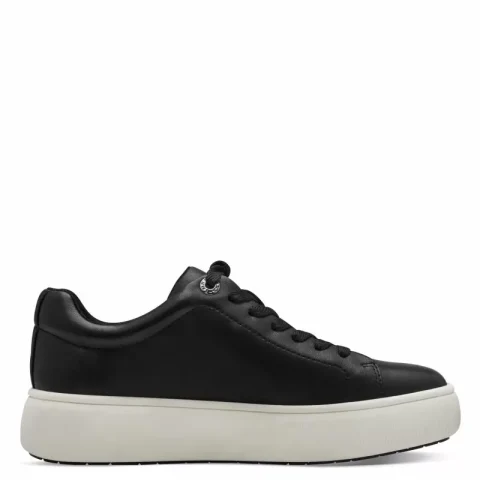 Дамски Сникърс TAMARIS – 1-23736-42-0A3 BLACK LEATHER — снимка 2