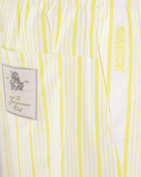 The Aloe Shorts in Yellow and White — снимка 3