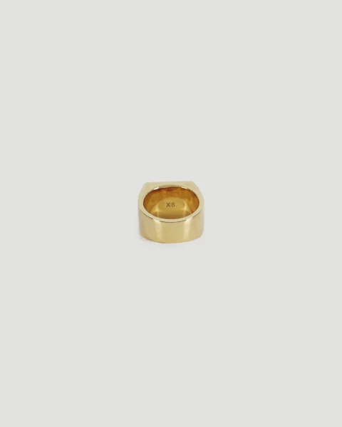 Barcode Ring in Gold — снимка 3