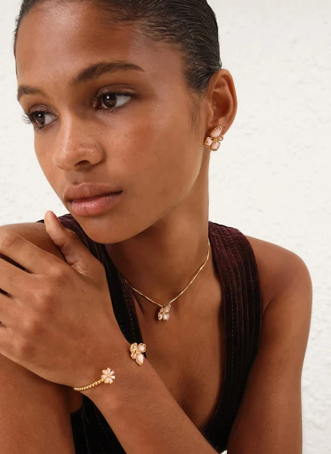 Обеци с флорален дизайн 'Bloom Large Studs' Zimmermann — снимка 5