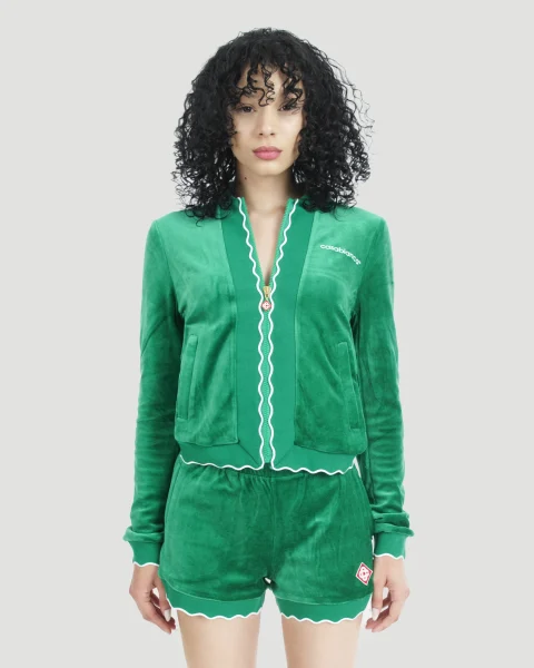 Scalloped Track Jacket — снимка 2