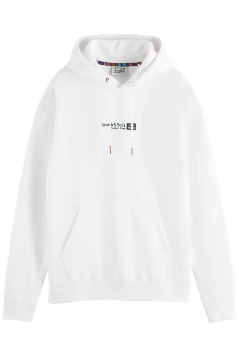 Суичър Relaxed Fit Artwork Hoodie 178757 SC0006 white