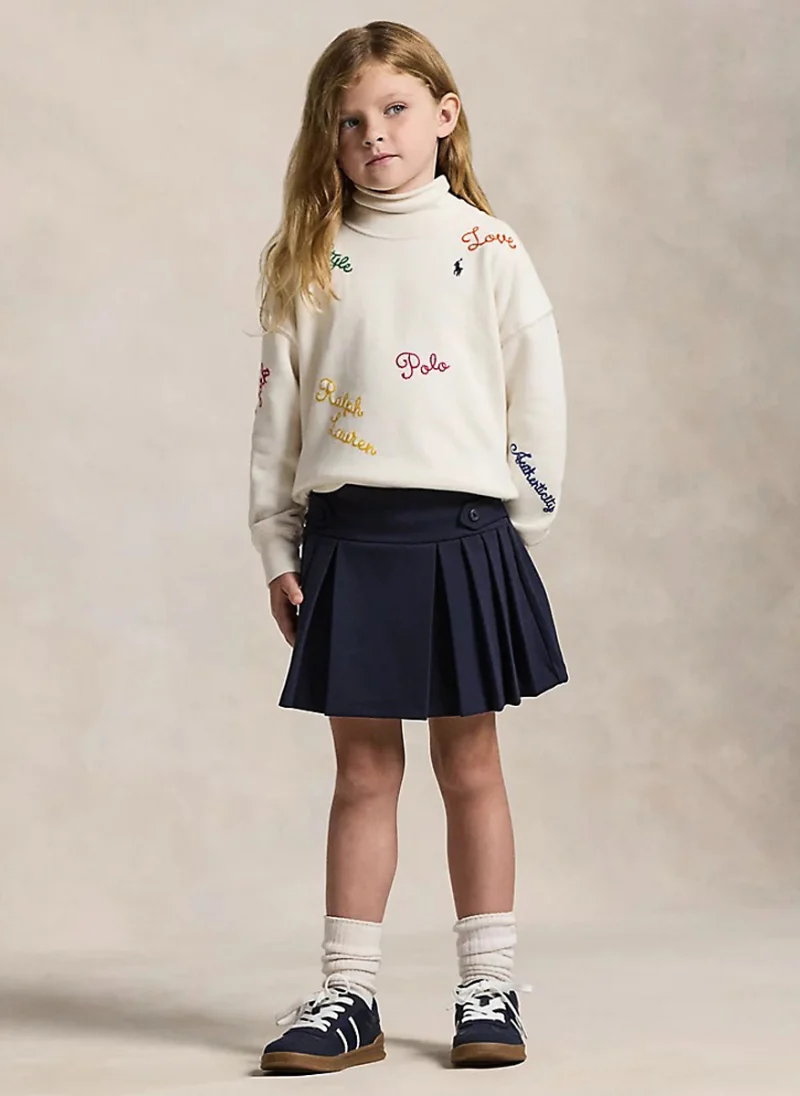 Плисирана пола Ralph Lauren Kids 2-6 — снимка 6