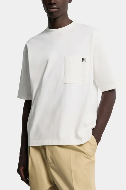 T-Shirt (Pack Of 2) Pocket S74GD1523D20106 961 white-black — снимка 2