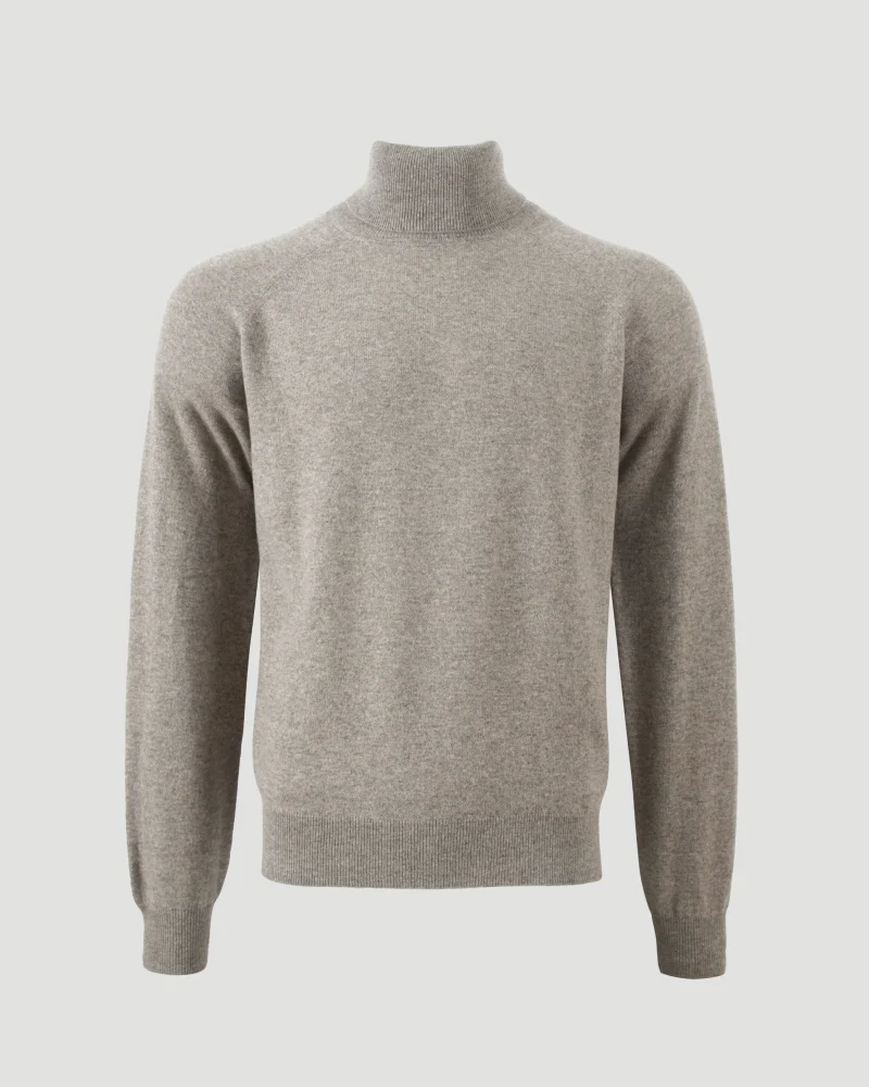 Turtleneck Sweater in Taupe