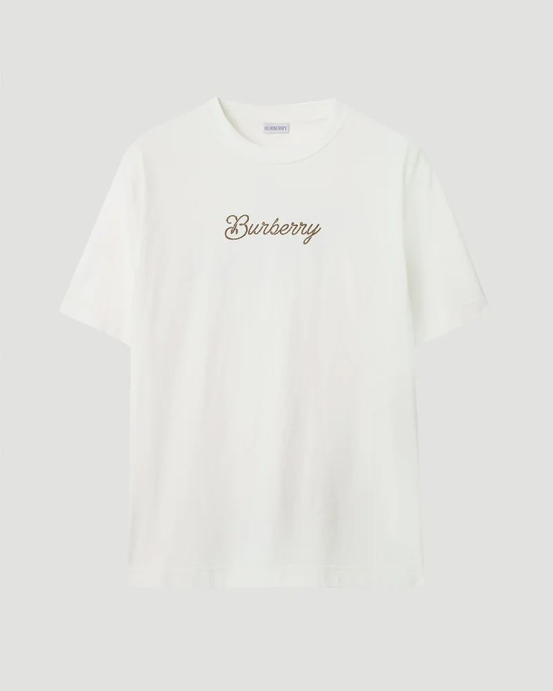 Surfer Knight Cotton T-Shirt in Chalk