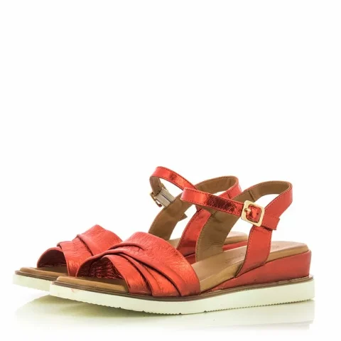 Дамски Сандали На Платформа COCO ABRICOT – V2691A ROUGE — снимка 3