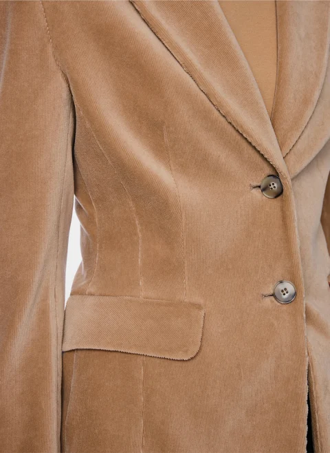 Сако от рипсено кадифе Marc Cain Collections — снимка 4