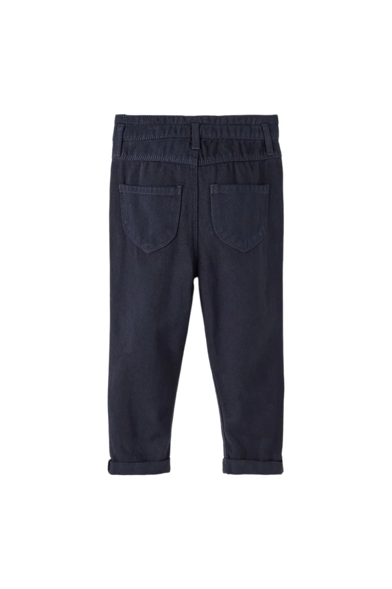 Детски Панталони Nmfbella Twiizza Hw Mom Pant El Camp 13206075 19-4020 TCX Dark Sapphire — снимка 2