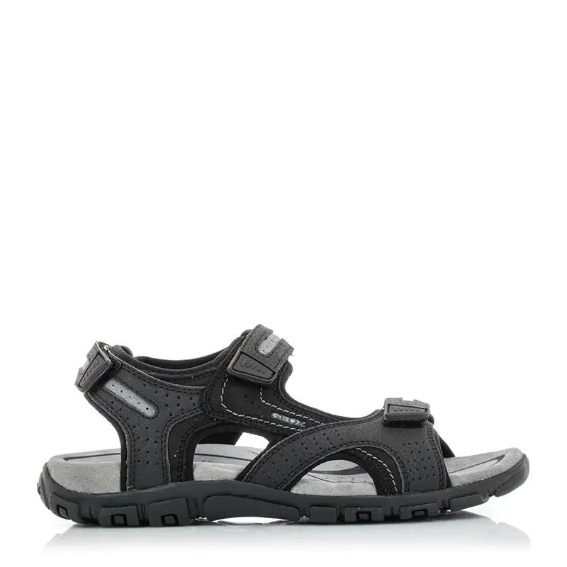 Мъжки Спортни Сандали GEOX – U8224D C9310 U SANDAL STRADA BLACK/STONE