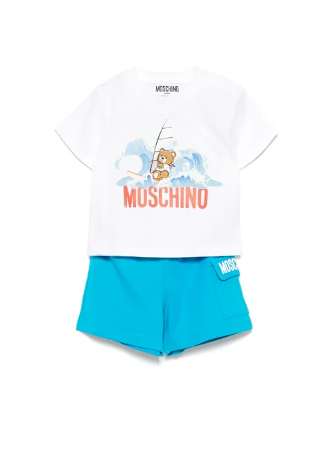 Комплект с принт Moschino Kids