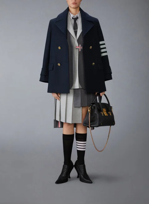 Плисирана пола 'Multi-layer' Thom Browne — снимка 4