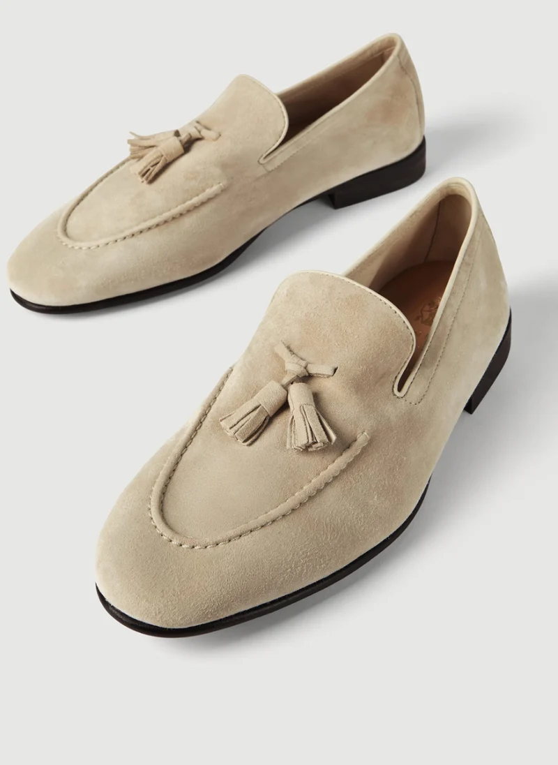 Велурени мокасини Brunello Cucinelli — снимка 4