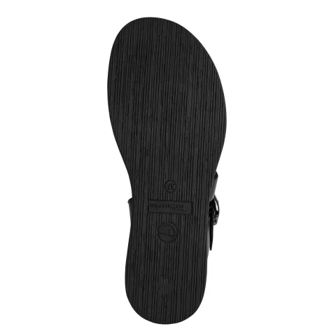 Дамски Равни Сандали TAMARIS – 1-28217-46-003 BLACK LEATHER — снимка 6