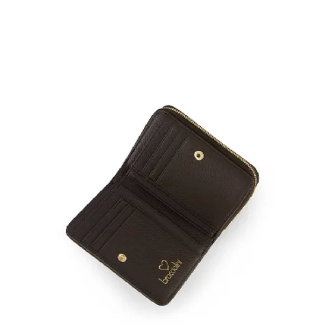 Дамски кафяв портфейл Monogram Braccialini — снимка 5