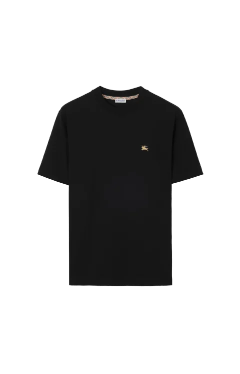 Black Cotton T-Shirt